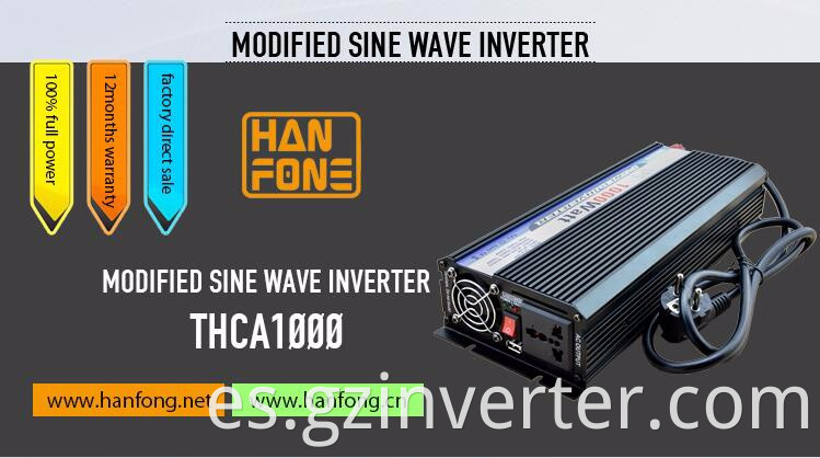 Micro Inverter 1KW DC AC UPS Inverter con carga de batería a la venta